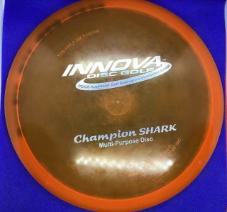 Innova Rare Oop Champion Shark Pat Pfn Ontario Tooled ‘multi Purpose Disc’ 176g