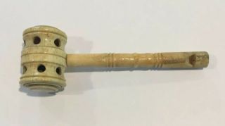 Sailor Made Whistle/rattle In The Form Of A Gavel Circa 1850