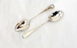 Victorian Silver Teaspoons - G Adams,  London,  1882.