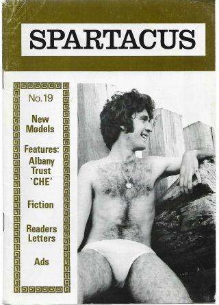 Spartacus Monthly N0.  19 (circa 1971) Rare / Gay Interest,  Vintage /