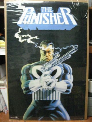 Vintage 1991 The Punisher Marvel Comics Poster 13895