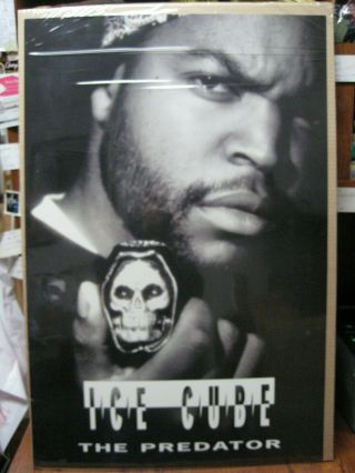 Vintage Hip Hop School Rap Poster Ice Cube 1992 The Predator 13346