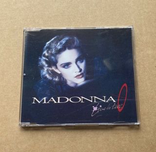 Madonna Live To Tell Cd Single Sire Yellow Disc Rare