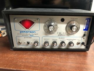Vtg Rare Peterson Model 520 Strobe Audio Tuner - Well