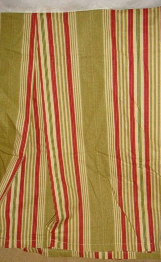 Waverly Imperial Dress Antique Olive Yellow Red Queen Tailored Bedskirt 18 " Drop