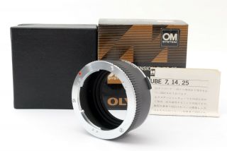 Rare [m - System Box In Mint] Olympus Extension Tube 25 From Japan 643316
