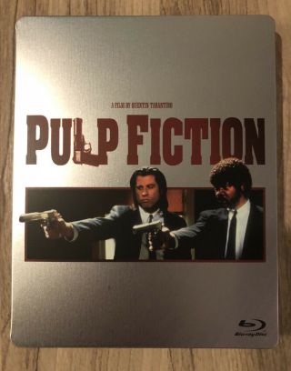 Rare Quentin Tarantino’s Pulp Fiction Collectible Blu - Ray Best Buy Steelbook Usa