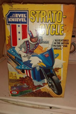 Rare Vintage Evel Knievel Strato Cycle.  1977 Ideal Viva Knievel
