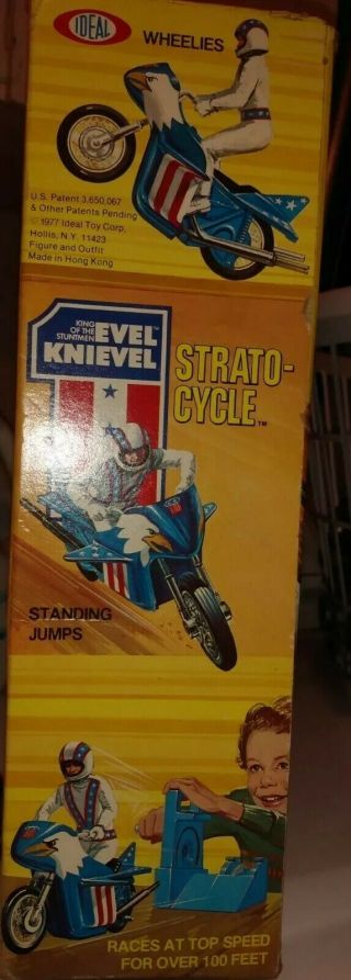 Rare Vintage Evel Knievel Strato Cycle.  1977 Ideal Viva Knievel 2