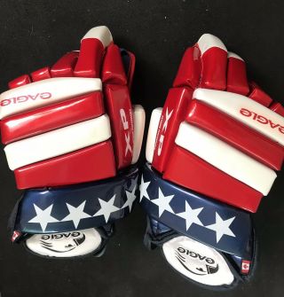 Eagle Hockey Gloves Team Usa X70 Xp Rare Professional Hockey Gloves Men 