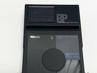 ‼️VTG RARE HTF Philips Compact Disc Player CD10 With AC Adapter BP10 CD Player 2