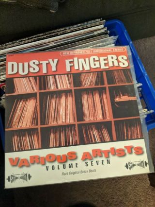 Dusty Fingers Volume 7 Seven Vinyl Vg,  Various Artists Rare Break Beats