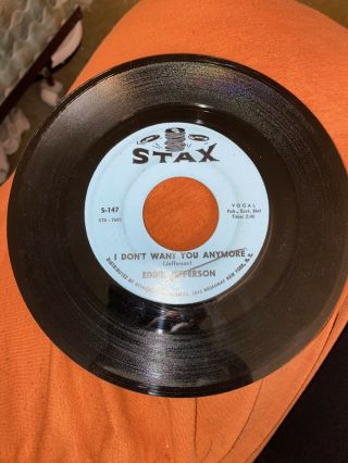 Rare Soul 45 Eddie Jefferson Uh Oh / I Don’t Want You Anymore Star 147 2