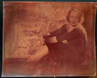 Pre - Code Call Girl Rare Joan Crawford 1930 Photograph Proof Negative