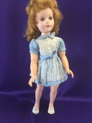 American Character Doll,  17 Inch.  Red Hair.  Articulated Knees,  Elbows,  1950’s.
