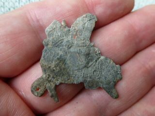 Metal detecting find - is it a pilgrims badge or a flat toy soldier 2