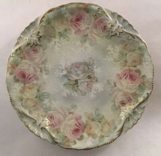 Antique Royal Bayreuth Porcelain Rose Tapestry Pattern 6 Inch Dessert Plate