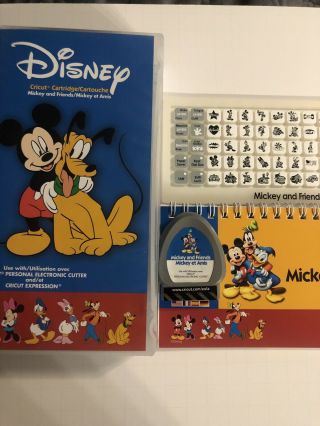 Disney Mickey And Friends Cricut Cartridge Rare Hard To Find Linked