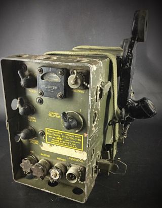Rare Radio Militaire Air/sol Indochine An/trc7 Rt53 Us Pour France C.  1945 - 1952