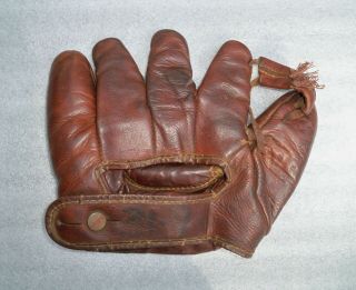 Vintage Antique Wilson Softball Split 5 Finger Mitt Glove Model A9840