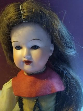 Antique Armand Marseille Bisque Head 9 1/2 " Doll 390 A 7/0 M Made In Germany