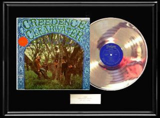 Creedence Clearwater Revival Self Titled Debut Gold Metalized Record Rare