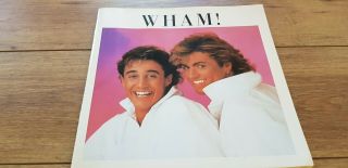 Wham " The Big Tour In Japan " Rare Japanese Full Colour Tour Book 1985 Ex