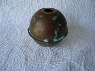 Vintage Copper 4 " Lightning Rod Ball,  Ornament,