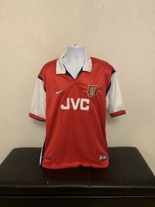 Arsenal 1998/99 Rare Home Shirt Xxl Adults