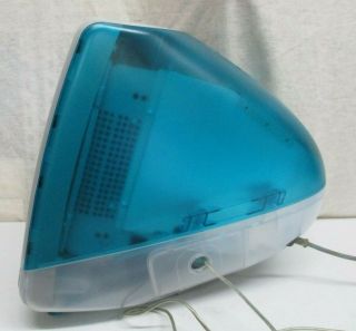 RARE VINTAGE 1999 APPLE iMAC G3 COMPUTER ALL IN 1,  CD DRIVE APPLE KEYBOARD MOUSE 2