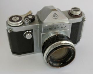 Rare Asahi Pentax AP 35mm SLR Film Camera & Takumar 58mm f2 Lens - & EXC 3