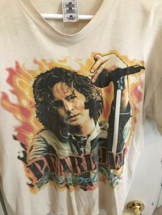 Pearl Jam Eddie Vedder Rare No Code Tour 1996 T Shirt Xl