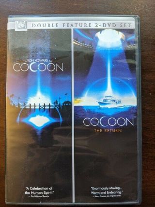 Cocoon / Cocoon The Return Double Feature Dvd Out Of Print Rare 2 - Disc Oop