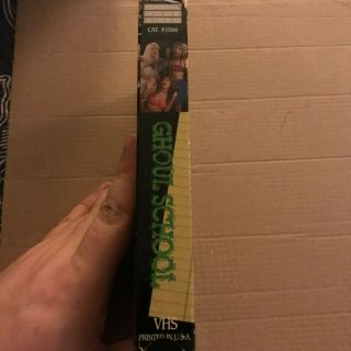 Ghoul School VHS Cinema Home Video Release Rare SOV 2