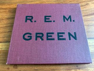 R.  E.  M.  Rem Green Us Promo Cd 1994 Rare Pro - Cd - 3292 Yellow Center
