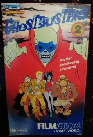 Ghostbusters 2 - Filmation - 1986 Mega Rare Impossible Retro Find - On Betamax