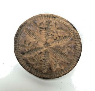 Early 19th Century Butter Stamp,  Six Point Star