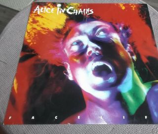 Alice In Chains Facelift Store Promo Record Poster Flat Rare 12 " X 12 "