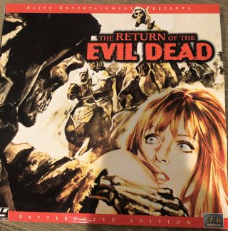The Return Of The Dead Elite Widescreen Laserdisc 1998 Release Rare