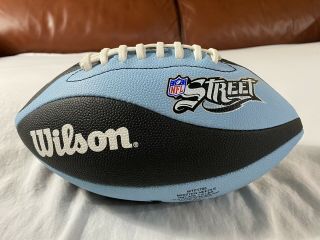 Wilson Nfl Street Football Video Game Promo Black Blue Wtf1765 Rare