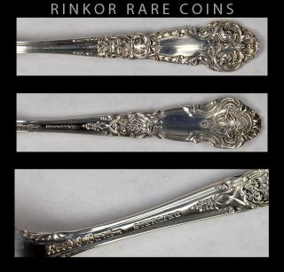 VINTAGE 1941 REED & BARTON: FRENCH RENAISSANCE STERLING SILVER DEMITASSE SPOON 3