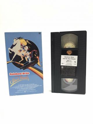 Rainbow Brite And The Star Stealer Vhs Rare 1986 Video Vintage