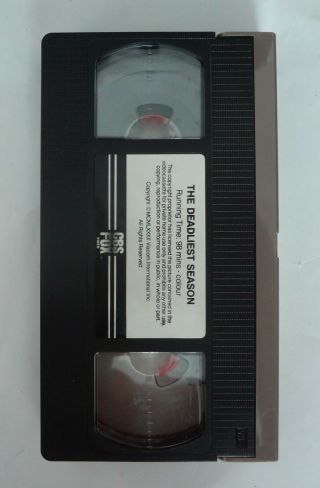DEADLIEST SEASON Michael Moriarty Meryl Streep 1977 TVM PAL VHS Rare 3