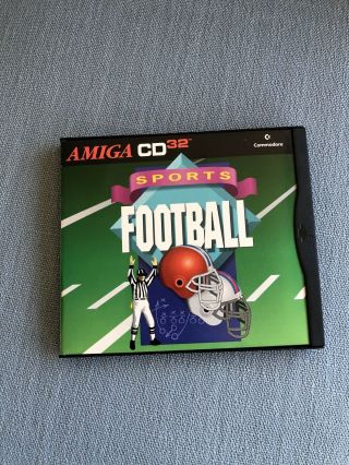 Rare - Sports Football Commodore Amiga Cd32 Video Game