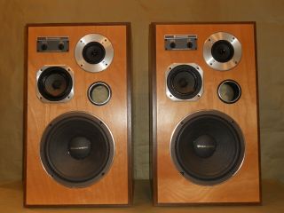 Rare Kenwood Vintage Ls - 407b 3 - Way Speaker System Sound And