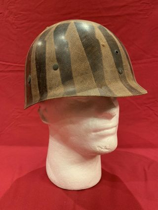 Rare Early Wwii M1 Helmet Liner - Unpainted Tortoise Shell Liner
