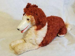 Vintage Rubber Face Lassie Dog Plush Stuffed Animal