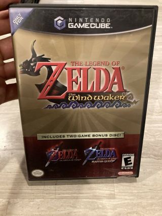 Zelda Wind Waker / Ocarina Of Time Master Quest Combo Gamecube - Complete - Rare