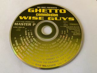 Ghetto Commission - Wise Guys Cd Rare 1998 No Limit Records - Loose