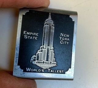 Rare Antique Art Deco Empire State World 